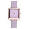 HBP Watch for Women Fashion Casuare Leather Belt WatchesシンプルなレディーススクエアダイヤルQuartzリストウォッチドレスクロックモントレスデフルー