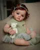 Dolls 60cm Bebe Reborn Lovely Toddler Girl ręcznie malowane 3D widziane żyły miękki dotyk baby bonecas zabawka 221201