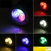 10pcs DC 12V 3W LED souterrain Light IP67 étanche enterré la lampe encastrée mini lampe extérieure brillante colorée