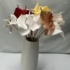 장식용 꽃 싱글 가지 안지 리움 인공 장식 꽃 가정 가짜 식물 웨딩 꽃통 배열 PO Props