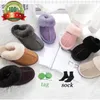 Australie Australian Fluffy Fluff Pantoufles Slide Designer Hiver Chaussures De Neige Femmes Hommes Classique Marque De Luxe Sandales Noir Marron Marron Foncé Rose Rouge