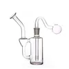 Nuovo arrivo Vortex Bruciatore a olio in vetro Bong Dab Rig Ash Catcher Narghilè Tornado Cyclone Recycler Fumare Tubo dell'acqua con tubi per bruciatore a olio in vetro maschio Più economico