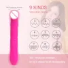 Massageador de corpo inteiro Brinquedos de brinquedo sexual MASAGER VIBRADOR feminino g spot com 9 modos suck brinquedos rosa clitoris estimula￧￣o estimuladora ￠ prova d'￡gua para mulheres ou casal divertido 00rm