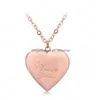 Pendant Necklaces Fashion Jewelry Womens I Love You Openable Locket Heart P O Box Pendant Necklace Sweater Necklaces Drop Delivery Pe Dhtuf