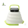 Luzes solares Luzes de luz LED Cam Light Outdoor Lanterna dobr￡vel Lanterna port￡til Mini tenda L￢mpada de emerg￪ncia Branca quente C DHP2C