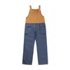 Мужские джинсы 2022 Грузовые комбинезоны подтягивает джинсовые брюки американская модная рабочая одежда свободно