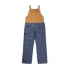 Heren jeans 2022 vracht jumpsuit bretels denim broek Amerikaanse mode werkkleding los