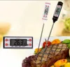 Digital Food Cooking Thermometer Probe Meat Household Hold Function Kitchen LCD Gauge Pen BBQ Grill Candy Steak Milk Water 4 Buttons