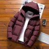 Hommes Down Parkas Automne Vestes Pour Hommes À Capuche Léger Coton Rembourré Manteaux Hommes Automne Chaud Vestes Solide Couleur Puffer Veste Hommes Vêtements 221202