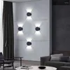 Wall Lamp LED Outdoor Waterproof Up And Down Lamps Aisle Living Room Bedroom Bedside Background Decorative Lighting