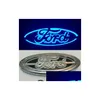 Insignes De Voiture 5D Led Voiture Queue Logo Lumière Pour Ford Focus Mondeo Kuga Badge Drop Delivery Mobiles Motos Accessoires Extérieurs Dh0Fe