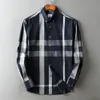 Men's Casual Shirts Autumn Long Sleeve Large Size Formal Shirt Plaid Collar Button Up ShirtMen's#35281W