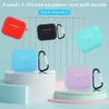 Earphone Protector Soft Silicone Cases For AirPods Pro 2 / Pro Bluetooth Earphones Covers For Air pod AirPod Pro Silicon Rubber Case With Hook Carabiner Chain