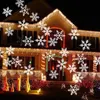 Solar Lamps LED Laser Projector Outdoor Moving Snowflake Garden Lawn Lamp Waterproof Christmas Lights