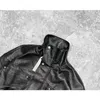 Jackets masculinos 2022 ArnodeFrance Autumn Winter Adf couro de ferramentas funcionais com zíper capa preto m-xl t2221202