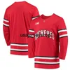 Niestandardowe NCAA Ohio State Buckeyes Dowolne numerze nazwy Męskie młodzieżowe koszulki hokeja na lodzie spersonalizowane haftowe college Big Ten zszyte
