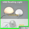 Night Lights Lampe de table USB portable DC 5V Lumière LED magnétique Dimmable Lecture Mini Night Lights Blanc Chaud Cool Drop Livraison Lumière Dhpiw