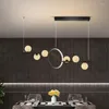 Lampes suspendues Nordic G9 Ampoules Pendentifs Pour Chambre Café Bar Table À Manger Cuisine Foyer Restaurant Salon Villa Intérieur De Luxe Lumières