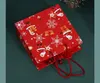 God julklappsäckar Xmas Tree Plastic Packing Bag Snowflake Christmas-Candy Box New Year Kids Favours-Bag SN5042