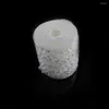Lustre cristal clair couleur 30 mètres/rouleau 10mm acrylique diamant perles guirlande chaîne pour les décorations de vacances en famille