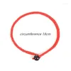 Charm Bracelets Wholesale Chinese Style Woven Auspicious Red String Cord Manual Weaving Men And Women Couples Make