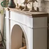 Fireplace Living Room Furniture French luxury white porch frame Home hall decoration rules Home corridor retro end stage shooting props