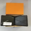 high quality Mens Wallet Men's Leather With Wallets For Men Purse Wallet Men Wallet with Orange Box Dust Bag282z