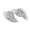 2022 New Angel Wings Full Rhinestone Pendant Exquisite Exaggerated Big Shiny Earrings Elegant Fashion Women's Jewelry