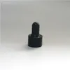 Bottiglie di conservazione 50-500 pezzi Tappo per olio essenziale Coperchio in plastica nero/bianco Coperchio contagocce Accessori per testa di colla 18/410 Bottiglia lucida 5-100 ml