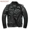 Jackets de motocicletas clássicas de couro falso de couro masculino masculino 100% de choque de choque de cheiro de choque de choque 61-67cm 6xl M192 221201