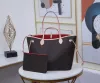 디자이너 지갑 정품 가죽 핸드백 메티 플라워 캔버스 Tote Monogramleather 어깨 가방