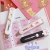 1 أجهزة كمبيوتر لطيف Girly Pink Cat Paw Alloy Mini Portalble Stable Cnife Critter Letter Envelope Envelop