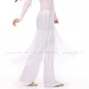 Scene Wear Tassel Belly Dance Costumes Senior Sexig Long Belt för Women Hip Scarf -tillbehör