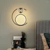 Wall Lamps Butterfly Lamp Bedroom Bed Simple Modern Light Luxury Living Room Corridor Nordic Creative Background