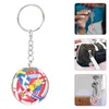 Key Rings Keychain Soccer Cup Party World Football Keychains Key Sports Favors Chain Presente Backpack Team fãs Pingente Charms Louvenirs 221202