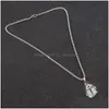 Pendant Necklaces Fashion 2 Colors Religion Woman Gift Crystal Cross Pendant Jewelry Accessories Necklace Drop Delivery Necklaces Pen Dhvs0