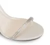 Женщины сандал высокий каблук роскошный бренд rene-c ellabrita-кристалл, вставленные каблуками, кожаные туфли с страном с тонкими каблуками.