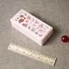 Wedding Gift Boxes Wrap Hollow Pattern Cake Biscuit Box Macaroon Box With PVC Window