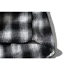 メンズジャケットAskyurselfノスタルジアフランネル黒と白の格子縞の作業服ジッパーシャツハイストリートファッションジャケットT221202