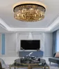 Modern Designer Luxury Crystal Chandelier Ceiling Lamp Hanging Dual Purpose For Bedroom Living Room Light Fixtures E14 Led Free