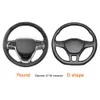 New Cartoon Plush Car Steering Wheel Cover No Anello interno Elastico Grip Covers Universale per ford-Fusion Per KIA-SORENTO Per AUDI