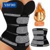 Women's Shapers YBFDO Neoprene Sauna Waist Trainer Corset Sweat Belts for Women Body Shaper Slimming Weight Loss Compression Trimme Belt 221201