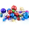 Christmas Decorations 24 Pcs Tree Balls Glitter Hanging Ball Home Party Pendant Decor Prop Supplies Decoration