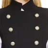 Costumes pour femmes Femmes Marque Double Boutonnage Collier Noir Blazer Épais Slim Fit Grande Taille XXL Mode Féminine Vintage Châle Manteaux