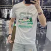 2022 Fashion Mens Designer T Shirts Women Hip Hop Tops Mangas Curtas Alta Qualidade Perfuração a Quente Impressão Masculina Estilista T-shirts Tamanho S-5XL