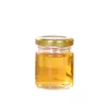 Récipients de stockage d'aliments X30 Mini pot de miel en verre Capacité de 25 ml Pot en verre de miel de poids de 1 oz avec couvercles en métal Beaux pots de miel pour cadeaux de fête de mariage 221202