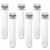 40ml Packaging bottle Transparent Mask Bath Salt Test PET Tube 40cc Clear Plastic Cosmetic Tube With Aluminum Cap