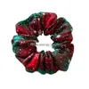 Haar rubberen bands ins kerst dames haar scrunchies rode meisjes schattige kinderen haarbanden banden accessoires voor hoofdbands drop levering je dhfjk