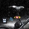 Luzes de bicicleta Turn Sinais de giro sem fio Controle remoto Montanha USB Bicicleta recarregável Fisco de farol 221201