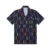 2023 mäns casual vintage skjortor män sommar kortärmad siden bowlingskjorta man kofta blus mode Hawaii blommönster Designer klänning skjorta M-3XL